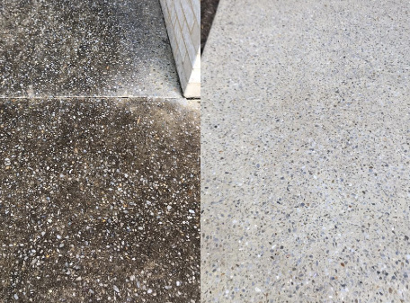 Exposed Aggregate Restored